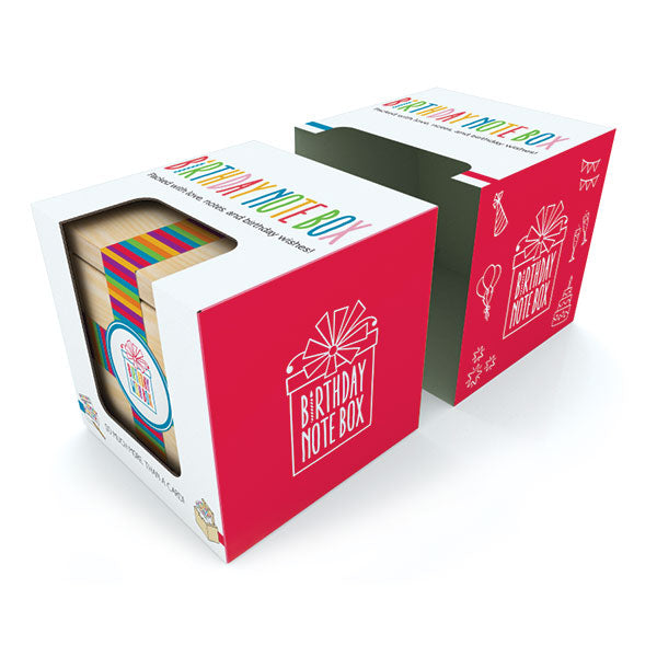 The Birthday Note Box Packaging