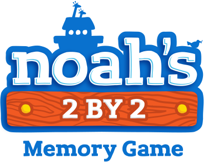 noah’s 2 by 2 logo memory game